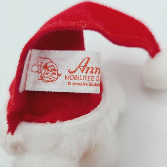 Annalee Santa Claus Mobilitee Figurine W/ Wreath 1990's Christmas Decor Vintage - Picture 7 of 10
